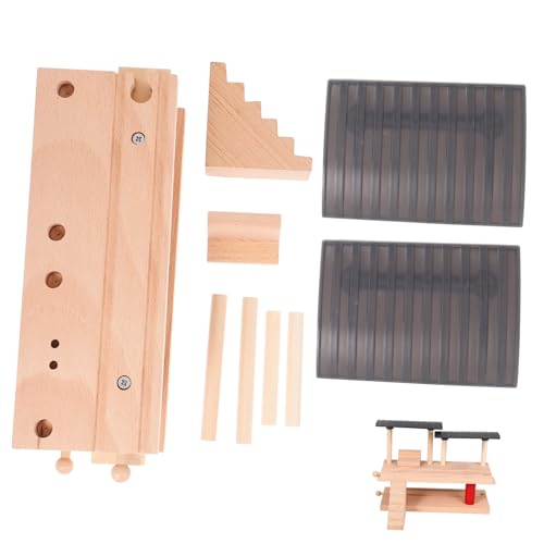 Toyvian Holzplattformspielzeug Spielstation, Bahnsteigspielzeug Züge doppelt Unterstützung für den Bahnsteig Eisenbahngleis Eisenbahnspielzeug Plastik Beige Toyvian Holzplattformspielzeug Spielstation, Bahnsteigspielzeug Züge doppelt Unterstützung für den Bahnsteig Eisenbahngleis Eisenbahnspielzeug Plastik Beige von Toyvian