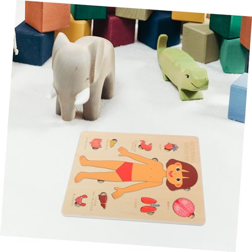 Toyvian Holzpuzzle Lernspielzeug Menschlicher Körper Holzpuzzle Frühe Bildung Montessori für Jungen Mädchen zur Organe Kognition Toyvian Holzpuzzle Lernspielzeug Menschlicher Körper Holzpuzzle Frühe Bildung Montessori für Jungen Mädchen zur Organe Kognition von Toyvian