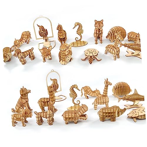 Toyvian Holzpuzzles Holzpuzzles Für 3D Puzzles Für Bambus Toyvian Holzpuzzles Holzpuzzles Für 3D Puzzles Für Bambus von Toyvian