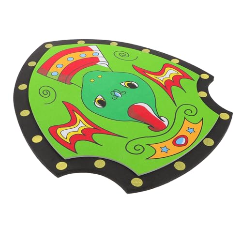 Toyvian Holzschwert Für Zum Bemalen Kostüm Kinderkostüme Ritterschild Schilde Für Kinderschwerter Halloween-kostüme Für Kostüme Für Jungen Schild Schwamm von Toyvian