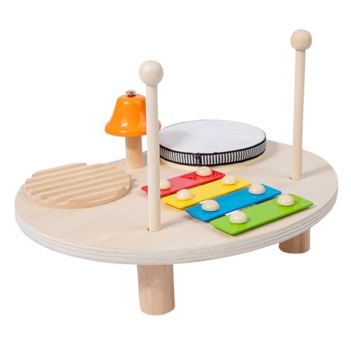 Toyvian Holzspielzeug Musikinstrument für Multifunktionale Trommel mit Xylophon Pädagogisches Schlagzeug für Kleinkinder Fördert Kreativität und Musikverständnis Sicheres Material Leicht Toyvian Holzspielzeug Musikinstrument für Multifunktionale Trommel mit Xylophon Pädagogisches Schlagzeug für Kleinkinder Fördert Kreativität und Musikverständnis Sicheres Material Leicht von Toyvian