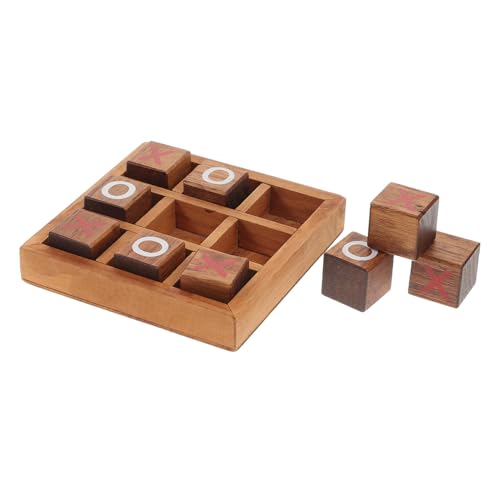Toyvian Holzspielzeug Spielset Interaktives Strategiespiel für Spieler Kindgerechtes Holzbrettspiel Fördert Logisches Denken Lernspielzeug für Jungen und Mädchen Teilig von Toyvian