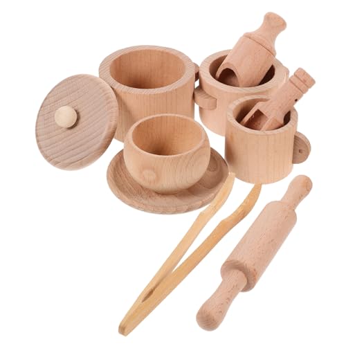 Toyvian Holzspielzeug Teeservice Für 1 Set Miniatur Teeparty Für ädchen Rollenspiel Küchenzubehör Für Kleinkinder Ideales Für Kreative Spiele Toyvian Holzspielzeug Teeservice Für 1 Set Miniatur Teeparty Für ädchen Rollenspiel Küchenzubehör Für Kleinkinder Ideales Für Kreative Spiele von Toyvian