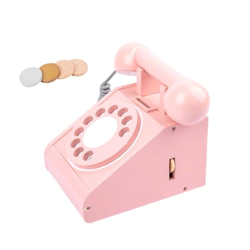 Toyvian Holzspielzeug Telefon für Simuliertes Retro Telefonspielzeug Lernspielzeug zur Verbesserung der Lebenskompetenzen und Sozialen Fähigkeiten für Jungen Toyvian Holzspielzeug Telefon für Simuliertes Retro Telefonspielzeug Lernspielzeug zur Verbesserung der Lebenskompetenzen und Sozialen Fähigkeiten für Jungen von Toyvian