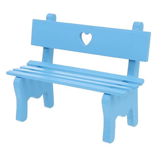 Toyvian Holzstuhl Modell Holzmöbel Mini Bank Puppe Prop Toyvian Holzstuhl Modell Holzmöbel Mini Bank Puppe Prop von Toyvian
