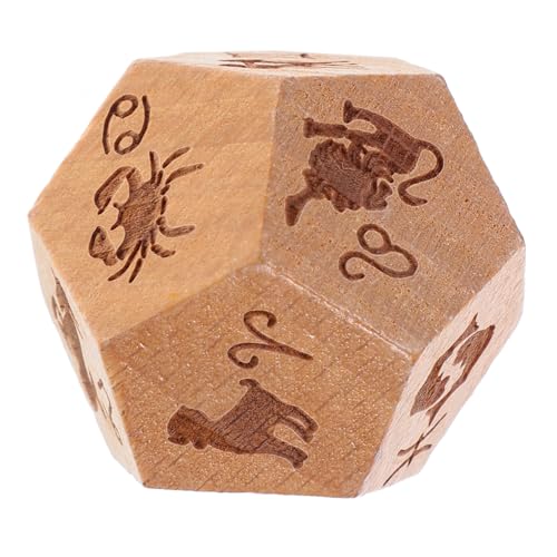 Toyvian Holzwürfel, Mehrseitig, Astrologischer Würfel, Sternbild, Wahrsagungswürfel, Wahrsagezubehör Toyvian Holzwürfel, Mehrseitig, Astrologischer Würfel, Sternbild, Wahrsagungswürfel, Wahrsagezubehör von Toyvian
