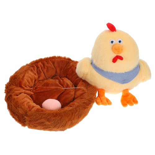 Toyvian Hühnerstall-plüschtier Gefülltes Hähnchen Truthahn Plüsch Gewichtete Plüschtiere Gefülltes Truthahn-plüschtier Banane Stofftier Plüsch Huhn Lustige Stofftiere Tongman Pp Baumwolle von Toyvian