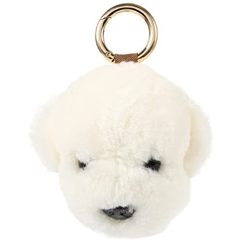 Toyvian Hündchen-Puppe-anhänger Quietschendes Hundespielzeug Beiß Für Welpen Geburtstagsgeschenk Für Einen Hund Für Hund Hundezubehör Taschenzubehör Plüsch Weiß Toyvian Hündchen-Puppe-anhänger Quietschendes Hundespielzeug Beiß Für Welpen Geburtstagsgeschenk Für Einen Hund Für Hund Hundezubehör Taschenzubehör Plüsch Weiß von Toyvian