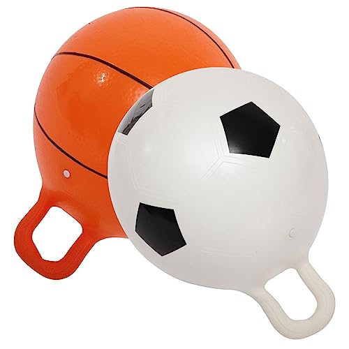 Toyvian Hüpfball Set Für Interaktiver Sprungball Basketball Und Fußballform Elastischer Spielball Für Drinnen Und Draußen Perfekt Für Spielplatz Und Kindergarten Toyvian Hüpfball Set Für Interaktiver Sprungball Basketball Und Fußballform Elastischer Spielball Für Drinnen Und Draußen Perfekt Für Spielplatz Und Kindergarten von Toyvian