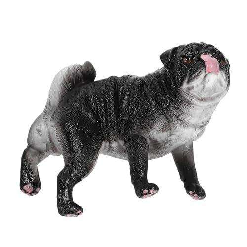 Toyvian Hundemodellspielzeug Figuren Mops Figur Miniaturen Dekoration Realistisches Mops-hundemodell Haustier Ornament Mops-welpen-sammelfigur Geburtstag Hund Tier Klein Plastik Toyvian Hundemodellspielzeug Figuren Mops Figur Miniaturen Dekoration Realistisches Mops-hundemodell Haustier Ornament Mops-welpen-sammelfigur Geburtstag Hund Tier Klein Plastik von Toyvian