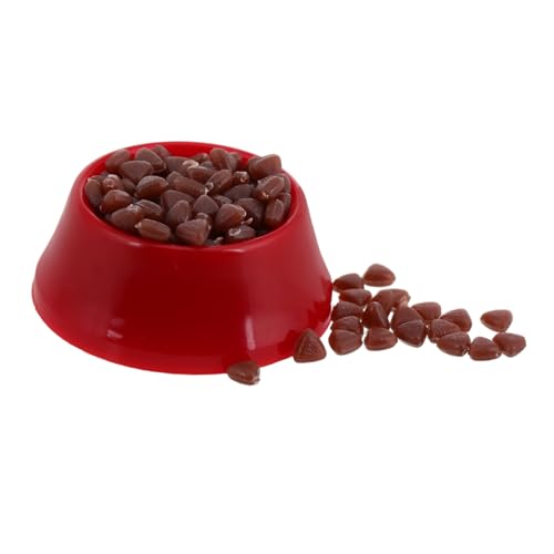 Toyvian Realistischer Miniatur-hundenapf Für Puppenhaus-spielset Tierfutter Spielzeug Zubehör Toyvian Realistischer Miniatur-hundenapf Für Puppenhaus-spielset Tierfutter Spielzeug Zubehör von Toyvian
