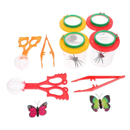 Toyvian Insekten Sammelbox mit Becherlupen aus Bruchsicherem PP Bunte Beobachtungsboxen für Outdoor Entdeckerspielzeug Fördert Naturerkundung und Wissenschaftliches Lernen Toyvian Insekten Sammelbox mit Becherlupen aus Bruchsicherem PP Bunte Beobachtungsboxen für Outdoor Entdeckerspielzeug Fördert Naturerkundung und Wissenschaftliches Lernen von Toyvian