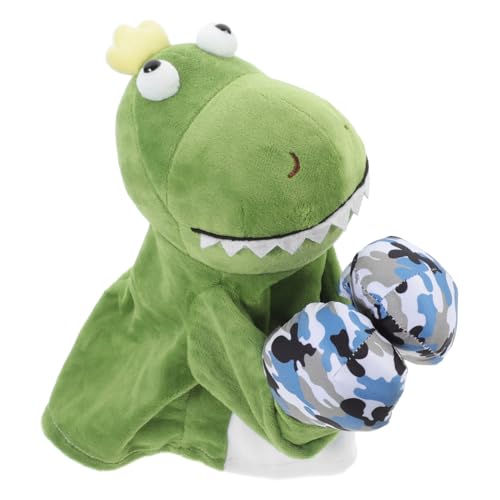 Toyvian Interaktive Handpuppenspielzeug Plüschtier-handpuppen Tierisches Plüschtier Kleine Handpuppe Handspielzeug Süße Handpuppe Tierische Handpuppe Emuliertes Tierspielzeug Stoff Green von Toyvian