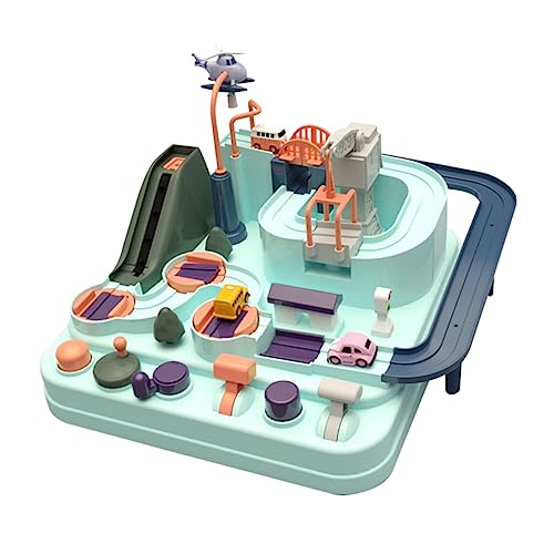 Toyvian Interaktives Desktop- geschirrset puppenwagen Cars spielsachen spielzeuge Autobahnspielzeug für für Autorennen Abs von Toyvian