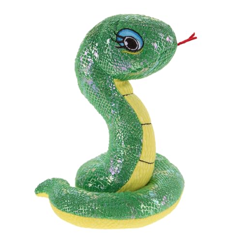 Toyvian Jahr des Schlangenmaskottchens ausgestopft realistische Schlangenfigur Spielzeugschlange für Schlangenjahr kleines Schlangenornament Streichschlangenmodell Stoff Grün Toyvian Jahr des Schlangenmaskottchens ausgestopft realistische Schlangenfigur Spielzeugschlange für Schlangenjahr kleines Schlangenornament Streichschlangenmodell Stoff Grün von Toyvian