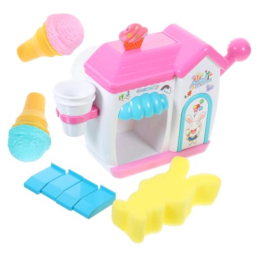 Toyvian Junge Mädchen Badewannenspielzeug Eiscreme Bubble Maschine Leichte Hautfreundliche Seifenblasenspielzeug für Kleinkinder Fördert Hand Auge koordination Sicherer Zufällige Farbe von Toyvian