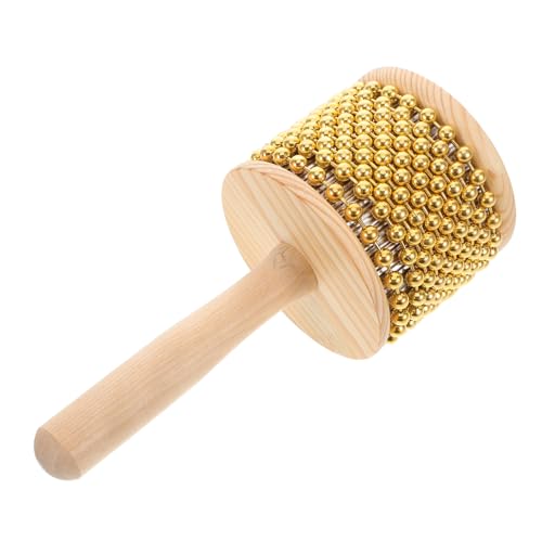 Toyvian Kabasa Percussion Instrument mit Holzgriff Einzigartiger Exotischer für Jazz und Latin Musik Kreatives Hand Shaker Musikinstrument für Musikalische Entdeckung und Bandbegleitung von Toyvian