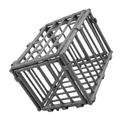 Toyvian Käfig für Hamster Kreatives Deko Element für Puppenhäuser und Landschaften aus Langlebigem Material für Sammler von Miniaturkunstwerken von Toyvian