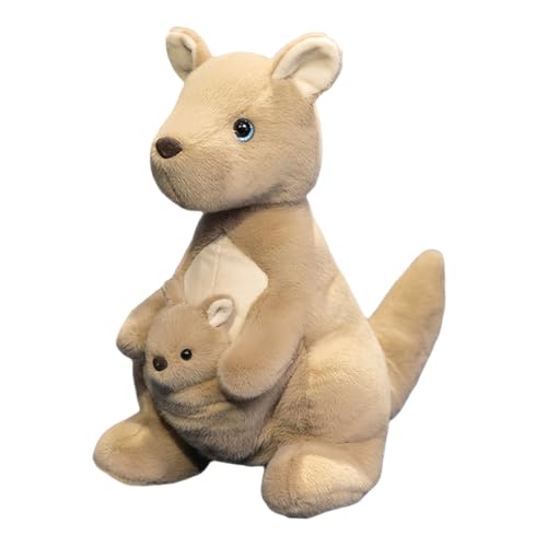 Toyvian Känguru-Plüschtier für ausgestopft Puppe Plüschspielzeug Spielzeugtier tierisches Plüschtier Kuscheltier Stofftier Tiere gefälschtes Tier Tiere Plüsch PP Baumwolle Khaki Toyvian Känguru-Plüschtier für ausgestopft Puppe Plüschspielzeug Spielzeugtier tierisches Plüschtier Kuscheltier Stofftier Tiere gefälschtes Tier Tiere Plüsch PP Baumwolle Khaki von Toyvian