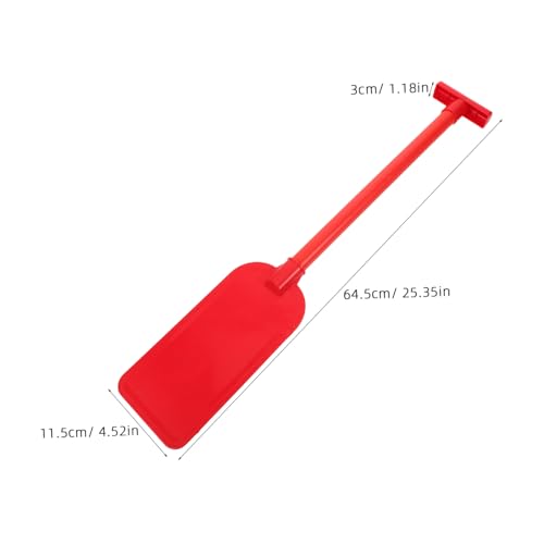 Toyvian Kajak Paddel Rotes Drachenboot Paddel Bühnenrequisiten für Tanzaufführungen und Rollenspiele für Kindergarten Party Übungszubehör von Toyvian