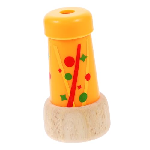 Toyvian Kaleidoskop für Partyartikel pädagogisches Kinderpreise Gunst der Geburtstagsfeier Vintage- kleine Spielsachen Party- hölzern Orange von Toyvian