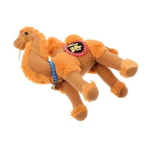 Toyvian Kamelspielzeug Kamel Plüschtier Kamelfigur Kamel-kuscheltiere Ausgestopftes Kamel Kuscheltiere Masse Stoff Light Brown von Toyvian