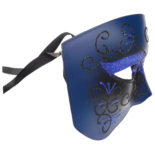 Toyvian Handbemalte Halbgesichtsmaske Für Unisex Maskerade Maske Für Karneval Cosplay Und Halloween Elegante Dekorative Phantom Maske Toyvian Handbemalte Halbgesichtsmaske Für Unisex Maskerade Maske Für Karneval Cosplay Und Halloween Elegante Dekorative Phantom Maske von Toyvian