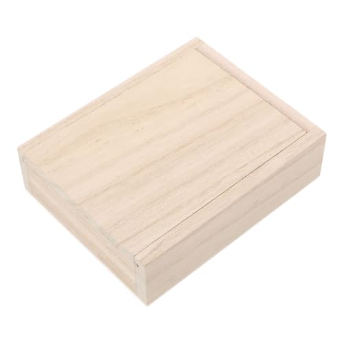 Toyvian Kartendeckhalter Aus Holz, Spielkarten-Poker-kartenbox, Brettspiel-Organizer, Holz-spielkartenetui, Poker-Halter, Aufbewahrungsbox, Organizer, Poker-Party, Spielzubehör von Toyvian