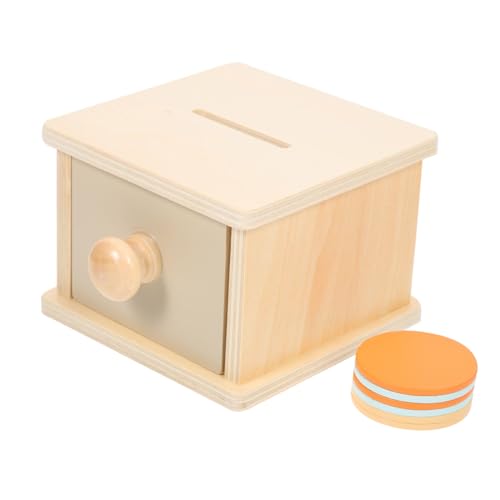 Toyvian Kasten Intellektuelle Lehrmittel Intellektuelles Lernspielzeug Für Münzbehälter Für Babykognitiver Kinderspielzeug Hölzern Toyvian Kasten Intellektuelle Lehrmittel Intellektuelles Lernspielzeug Für Münzbehälter Für Babykognitiver Kinderspielzeug Hölzern von Toyvian