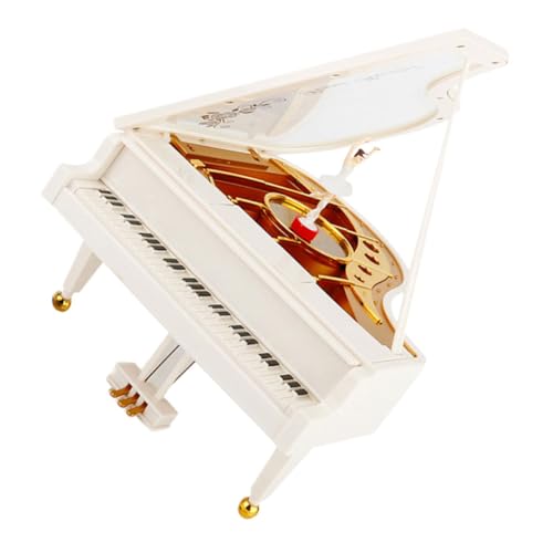 Toyvian Kasten Musikbox kleines Klaviermodell Heimdekorationen Desktop-Piano- Klavierdekor Klavierverzierung Metall Toyvian Kasten Musikbox kleines Klaviermodell Heimdekorationen Desktop-Piano- Klavierdekor Klavierverzierung Metall von Toyvian