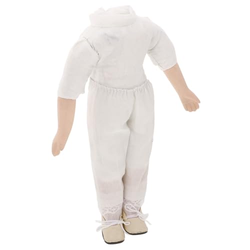 Toyvian Keramikpuppenkörper DIY Puppe Versorgung Körperteile Einer Puppe DIY Liefert Puppe Dicke Körper Puppenzubehör Selber Machen Puppe Figur Körper Puppenteile Stoff Weiß von Toyvian