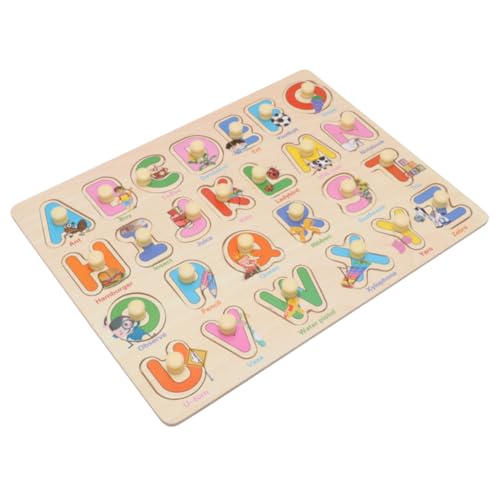 Toyvian Kinder rätsel Buchstabenrätsel Rätsel für Kleinkinder Rätsel für Kinder Wörter Rätsel hölzern Puzzle einstellen Bambus von Toyvian