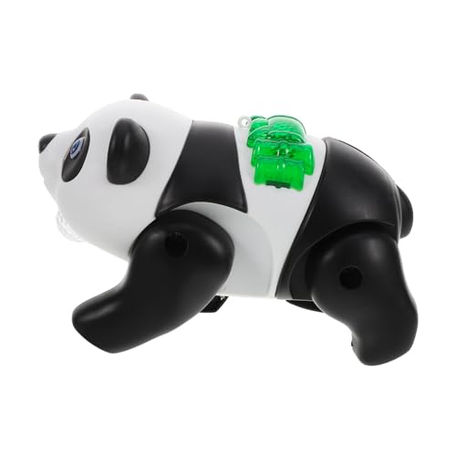Toyvian Kinderkinder Laufspielzeug Elektronische Panda für Kleinkinder Lauflernspielzeug Elektrisches Musikspielzeug Musikalisches Plastik Black von Toyvian