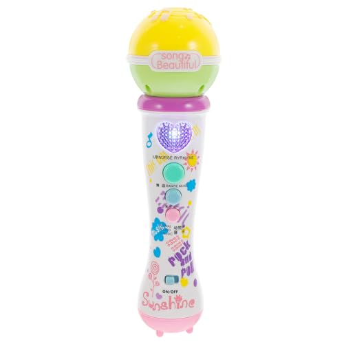 Toyvian Kindermikrofon Simulationsmikrofon Musik-erleuchtungs- Mikrofon Bildung Singendes Singende Spielzeuge 3 Aa-netzteil Colorful Toyvian Kindermikrofon Simulationsmikrofon Musik-erleuchtungs- Mikrofon Bildung Singendes Singende Spielzeuge 3 Aa-netzteil Colorful von Toyvian