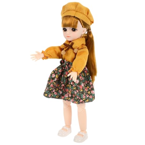 Toyvian Kinderpuppen Mädchen Plüschpuppe Stofftiere Plüschtier Kinderhäschen Süße Puppe Ballerina Puppe Anime Puppen Plüsch Babypuppe Kleine Bjd Puppe Süße Bjd Puppe Mini Bjd Puppe Samt von Toyvian