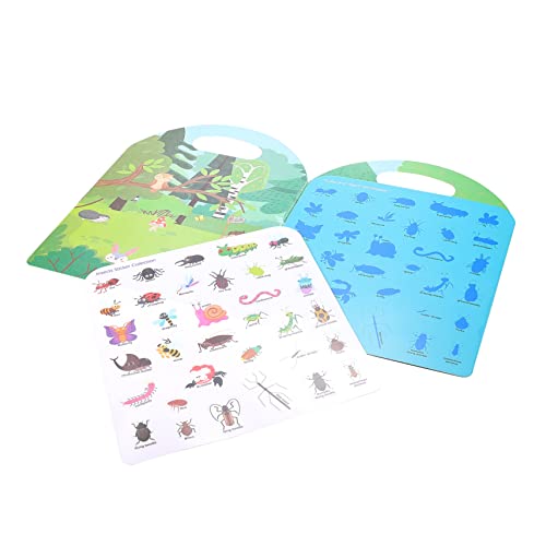 Toyvian Frühes Lernbuch Für Kleinkinder Vorschule Beschäftigtes Buch Aufkleber Kinder Pädagogisches Spielzeug 1 Stück von Toyvian