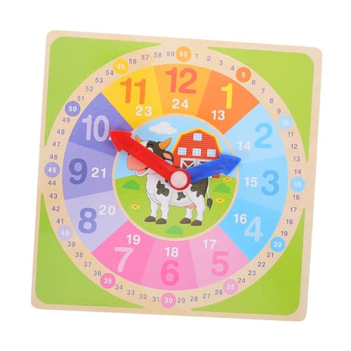 Toyvian Kinderuhr Aus Holz Uhren Zahlen Lernen Stechuhr Mathe-lernuhr Uhrlernen Für Lehruhr Uhr Für Kleinkinder Uhr Für Den Bildungsunterricht Holz Kleine Uhr Toyvian Kinderuhr Aus Holz Uhren Zahlen Lernen Stechuhr Mathe-lernuhr Uhrlernen Für Lehruhr Uhr Für Kleinkinder Uhr Für Den Bildungsunterricht Holz Kleine Uhr von Toyvian