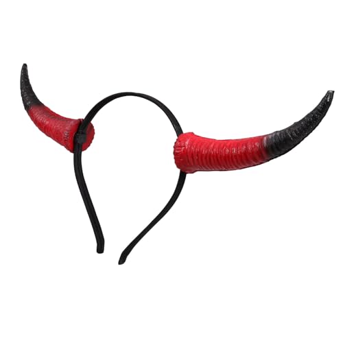 Toyvian Klaue Stirnband Schafshorn Kopfbedeckung Aus Horn Cosplay-haarreifen Kostüm Hörner Schafhörner Cosplay Hörner Stirnband Halloween-horn-stirnband Stirnband Aus Horn Pu、abs Rot Toyvian Klaue Stirnband Schafshorn Kopfbedeckung Aus Horn Cosplay-haarreifen Kostüm Hörner Schafhörner Cosplay Hörner Stirnband Halloween-horn-stirnband Stirnband Aus Horn Pu、abs Rot von Toyvian