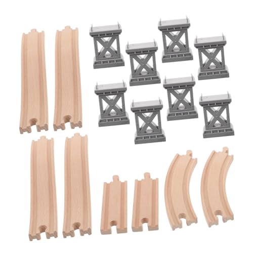 Toyvian Kleine Bahnstrecke Set Bahnstrecke Eisenbahnschienenläufer Brückenpfeiler aus Kunststoff Eisenbahngleis Zug für Kleinkinder Eisenbahngleisschnalle Plastik Toyvian Kleine Bahnstrecke Set Bahnstrecke Eisenbahnschienenläufer Brückenpfeiler aus Kunststoff Eisenbahngleis Zug für Kleinkinder Eisenbahngleisschnalle Plastik von Toyvian