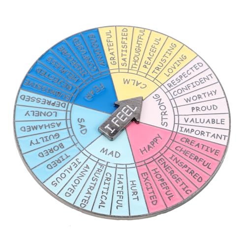Toyvian Kleine Party Brosche Emotionale Radbrosche Antikes Gefühlsrad Neuartige Broschen Gefühlsrad Anstecknadel Nützliche Broschen Anstecknadel Accessoire Kleine Gefühlsrad Ornamente von Toyvian