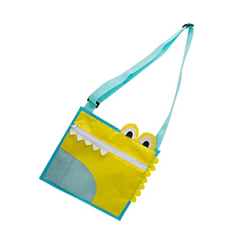 Toyvian Kleine Tasche aus für Netztaschen für Sandwanne aufbewahrungssack Storage Pockets Mesh-Tasche aus Oxford-Stoff Strandtasche aus Mesh Yellow Toyvian Kleine Tasche aus für Netztaschen für Sandwanne aufbewahrungssack Storage Pockets Mesh-Tasche aus Oxford-Stoff Strandtasche aus Mesh Yellow von Toyvian