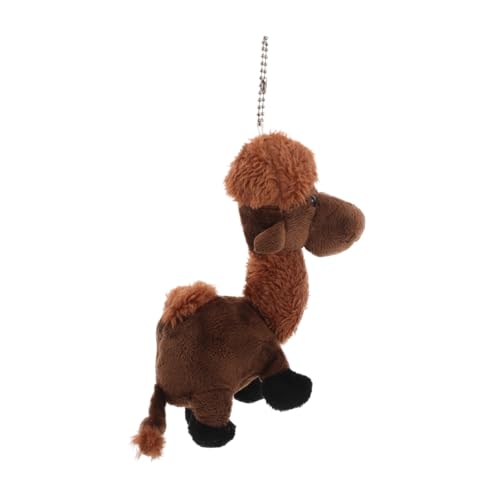 Toyvian Kleiner Kamelanhänger Ersatzpuppen Tierplüschspielzeug Cartoon-Tiere Puppentiere Alles Zum Geburtstag Geschirr Mini-Puppen Geschenkdekoration Geschenkpuppen Legierung Coffee von Toyvian