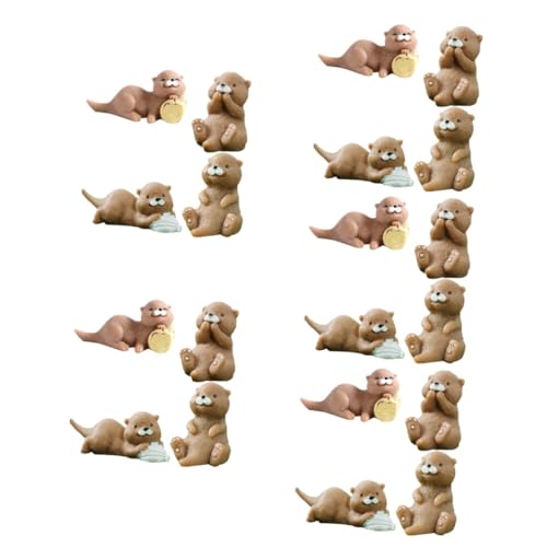 Toyvian Kleiner Otter Figur 20 Mikro Landschaft Otter Statue Figur Mini Ornament Dekorationen Harz Mikro Toyvian Kleiner Otter Figur 20 Mikro Landschaft Otter Statue Figur Mini Ornament Dekorationen Harz Mikro von Toyvian