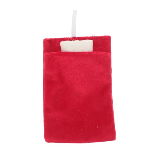 Toyvian Kleiner Puppenschlafsack mit Design und Kissen Detailreich Gearbeitet Modisch und Praktisch für Puppenhäuser und Miniatur Weihnachtsszenen Geeignet für Sammler von Toyvian