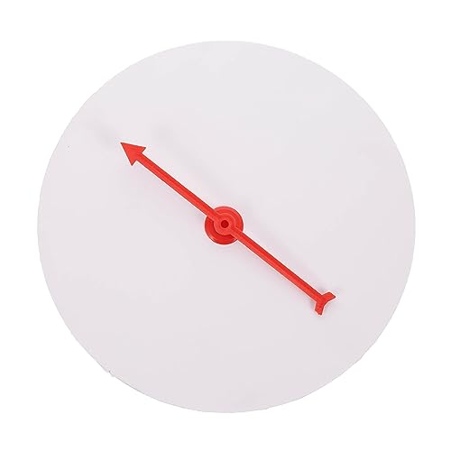 Toyvian Kleines Prize Wheel aus Kunststoff DIY Whiteboard mit Abwischbarer Oberfläche für Partyspiele Tisch Drehteller Sichere Materialien für Familien und Freizeitaktivitäten von Toyvian
