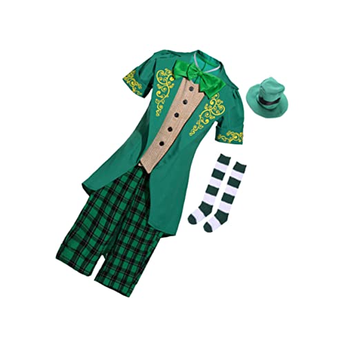 Toyvian St. Patricks Day Kostüm Für Jungen Und Mädchen Kleid Halloween-Outfit Größe XL Toyvian St. Patricks Day Kostüm Für Jungen Und Mädchen Kleid Halloween-Outfit Größe XL von Toyvian