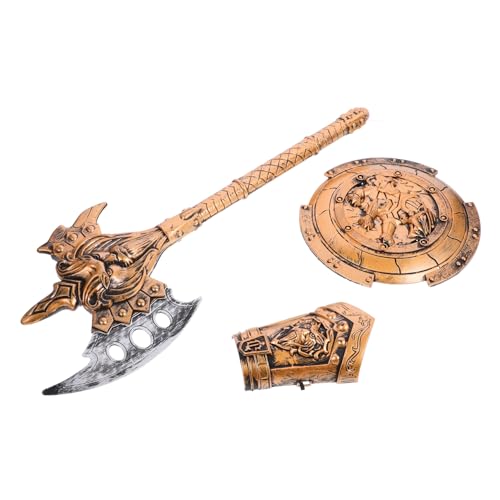 Toyvian Kostüm Teiliges Antikes Ritter Rüstung Requisite für Bühnenauftritte Party Cosplay und Schulbedarf als Foto Accessoire und Rollenspiel für Jungen Mädchen von Toyvian