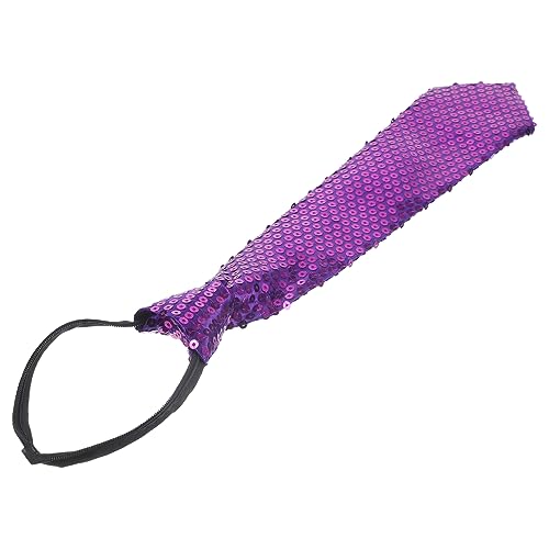 Toyvian Krawatte mit Pailletten glitzerkrawatte Leinen Grüne Nackenkrawatte weiche Krawatte marineblaue Krawatte Brosche Griff Kostüm-Krawatten- Party -Requisiten Polyester Violett Toyvian Krawatte mit Pailletten glitzerkrawatte Leinen Grüne Nackenkrawatte weiche Krawatte marineblaue Krawatte Brosche Griff Kostüm-Krawatten- Party -Requisiten Polyester Violett von Toyvian