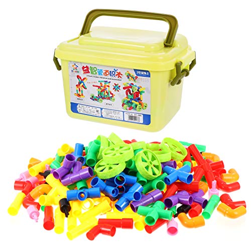 Toyvian Kreative Bausteine Wasserrohr Für Fördert Lernen Und Kreativität Bunte Stapelblöcke Zufälligen Farben Mit Aufbewahrungsbox Für Kleinkinder Toyvian Kreative Bausteine Wasserrohr Für Fördert Lernen Und Kreativität Bunte Stapelblöcke Zufälligen Farben Mit Aufbewahrungsbox Für Kleinkinder von Toyvian