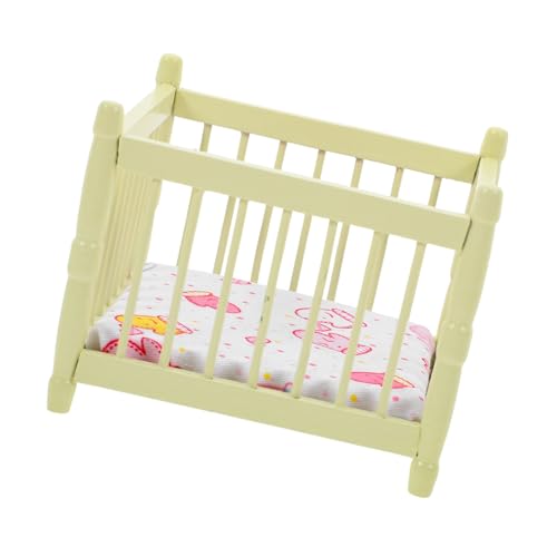 Toyvian Krippe Mini Möbel unser Puppenbett klein Kinderbetten Kinderzimmer Miniaturmöbel Puppenhaus Kinderbett Mini Hausbett Wiege für Babypuppen Miniaturbett Polyester Light Green Toyvian Krippe Mini Möbel unser Puppenbett klein Kinderbetten Kinderzimmer Miniaturmöbel Puppenhaus Kinderbett Mini Hausbett Wiege für Babypuppen Miniaturbett Polyester Light Green von Toyvian